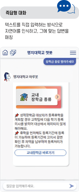 즉답형 대화